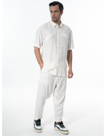 NINETEEN Chino Παντελόνι K24-1020 Off-white NINETEEN - 9