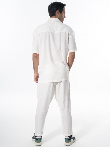 NINETEEN Chino Παντελόνι K24-1020 Off-white NINETEEN - 7