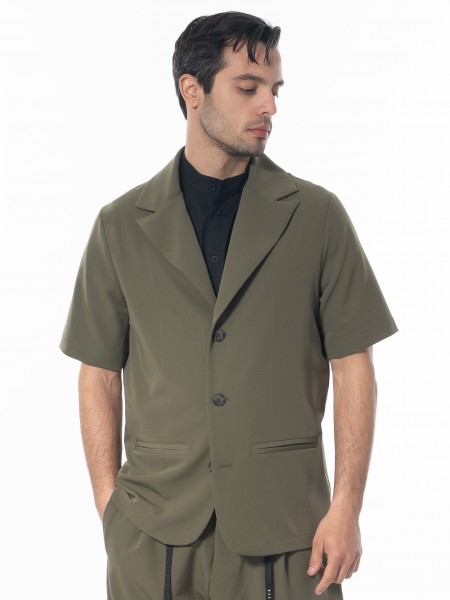 NINETEEN Short sleeve jacket K24-1031 Khaki NINETEEN - 1