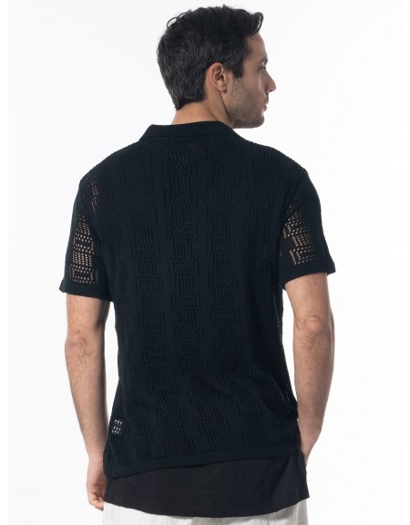 XAGON MAN Πουκάμισο κοντομάνικο 2JX0703 Μαύρο XAGON MAN - 2