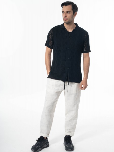 XAGON MAN Πουκάμισο κοντομάνικο 2JX0703 Μαύρο XAGON MAN - 9