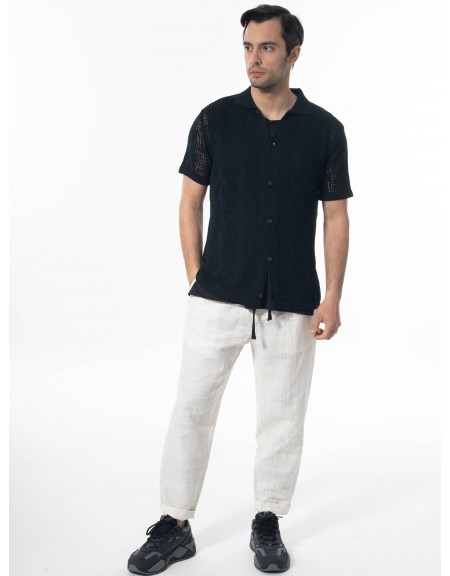 XAGON MAN Πουκάμισο κοντομάνικο 2JX0703 Μαύρο XAGON MAN - 9