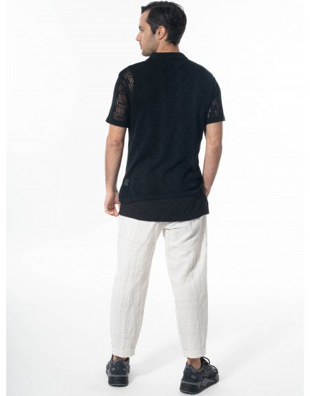 XAGON MAN Πουκάμισο κοντομάνικο 2JX0703 Μαύρο XAGON MAN - 7