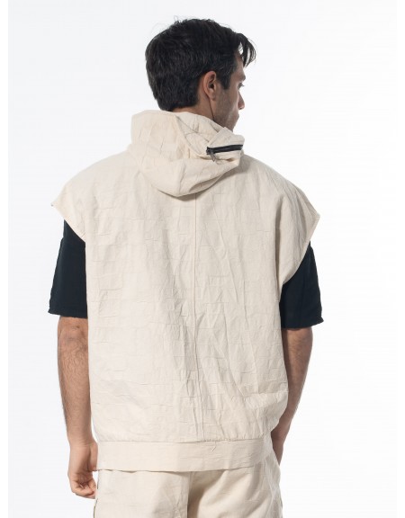 LA HAINE Ζακέτα αμάνικη 3B LM135 Off-white LA HAINE - 2