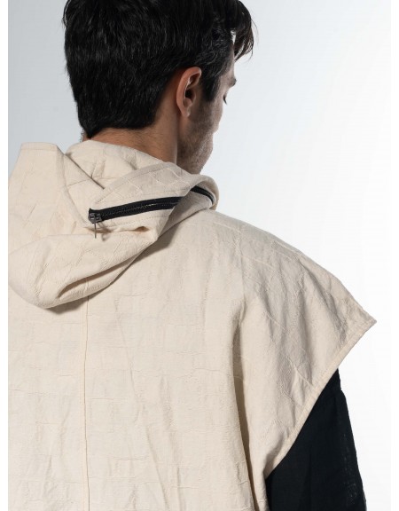 LA HAINE Ζακέτα αμάνικη 3B LM135 Off-white LA HAINE - 6