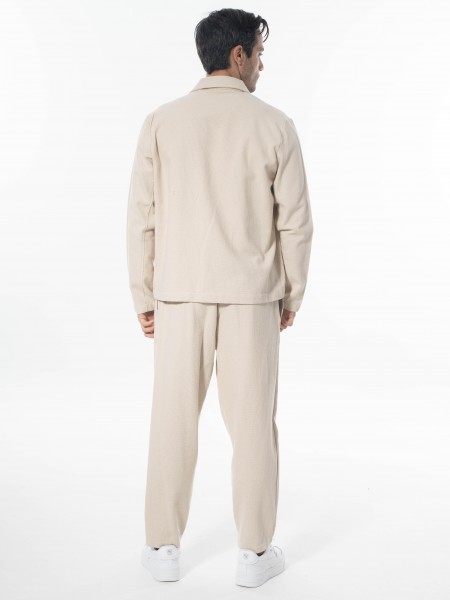 XAGON MAN Πουκάμισο - Jacket νημάτινο 2ZUK397 Μπεζ XAGON MAN - 7