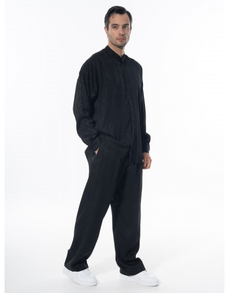 XAGON MAN Chino Παντελόνι 2FLATMU Μαύρο XAGON MAN - 9