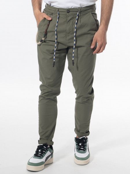 XAGON MAN Pique trousers 1CR4031 Olive XAGON MAN - 10