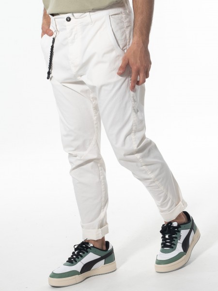 XAGON MAN Παντελόνι πεντάτσεπο 2CR4033 Off-white XAGON MAN - 3