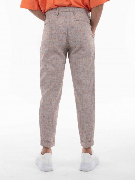 OVER-D Παντελόνι OE1S2S4P10 Γκρι - Κεραμμυδί OVER-D - 4