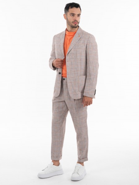 OVER-D Παντελόνι OE1S2S4P10 Γκρι - Κεραμμυδί OVER-D - 10