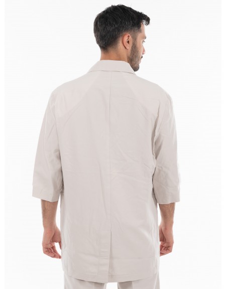 OVER-D Σακάκι κοντομάνικο OE1S2S4G18 Μπεζ OVER-D - 4