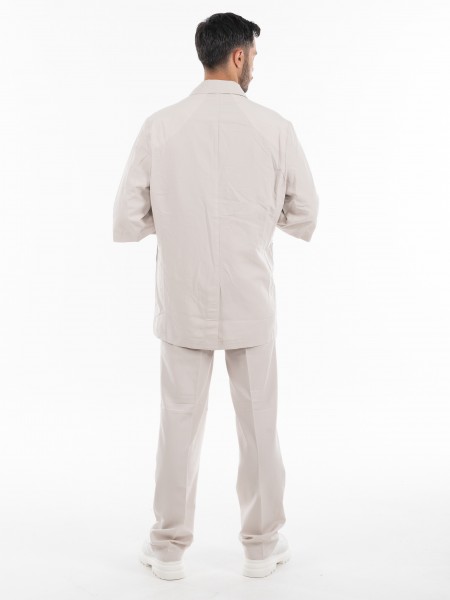 OVER-D Σακάκι κοντομάνικο OE1S2S4G18 Μπεζ OVER-D - 13