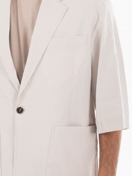 OVER-D Σακάκι κοντομάνικο OE1S2S4G18 Μπεζ OVER-D - 5