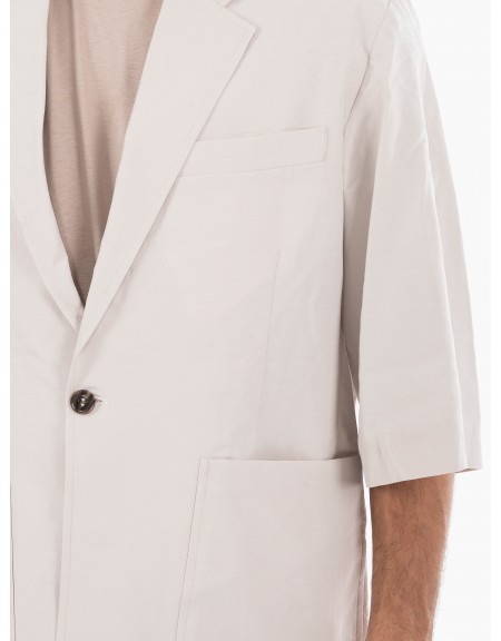 OVER-D Σακάκι κοντομάνικο OE1S2S4G18 Μπεζ OVER-D - 5