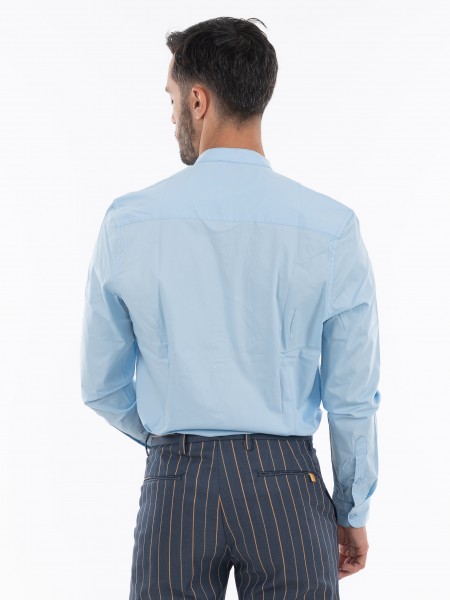 OVER-D Γιλέκο OE1S2S4I05 Μπλε - Καφέ OVER-D - 9