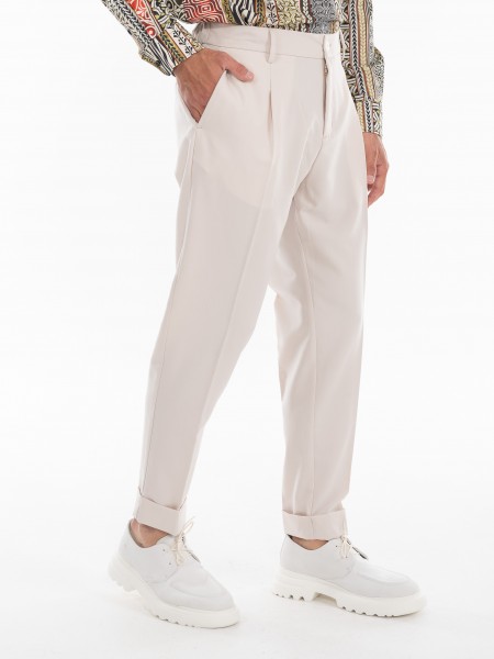 OVER-D Παντελόνι OE1S2S4P26 Μπεζ OVER-D - 2