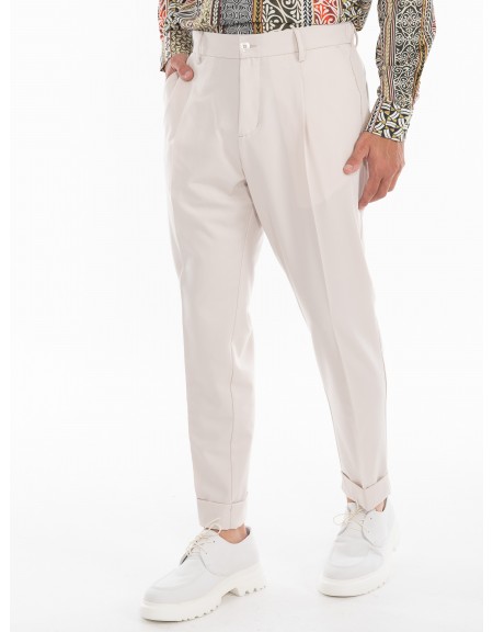 OVER-D Παντελόνι OE1S2S4P26 Μπεζ OVER-D - 3