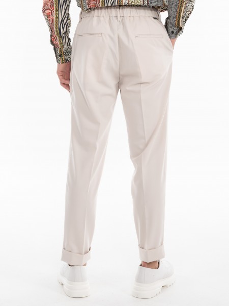 OVER-D Παντελόνι OE1S2S4P26 Μπεζ OVER-D - 4