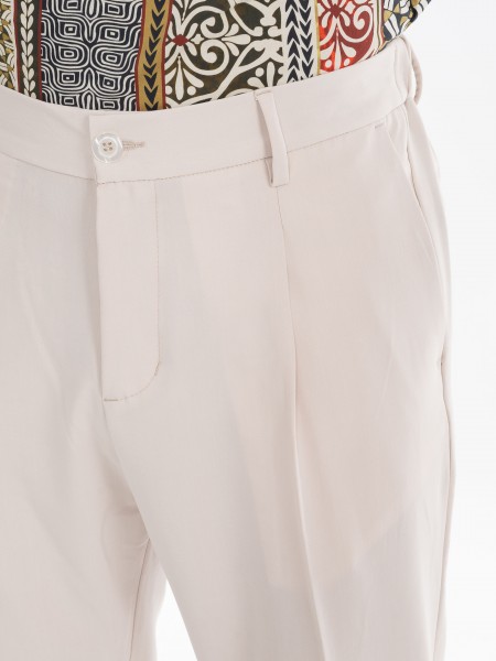 OVER-D Παντελόνι OE1S2S4P26 Μπεζ OVER-D - 5