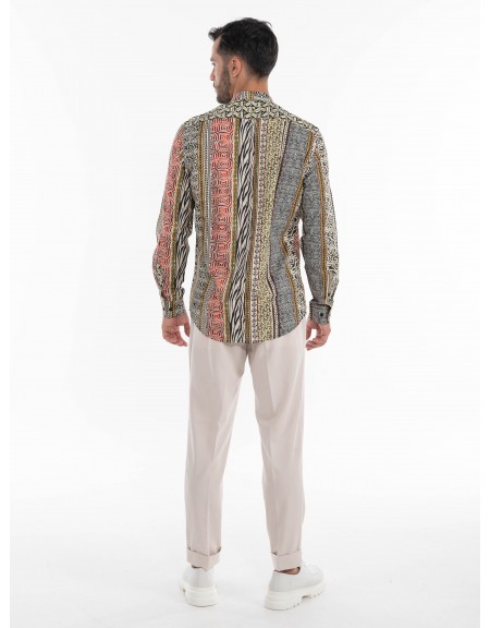 OVER-D Παντελόνι OE1S2S4P26 Μπεζ OVER-D - 9