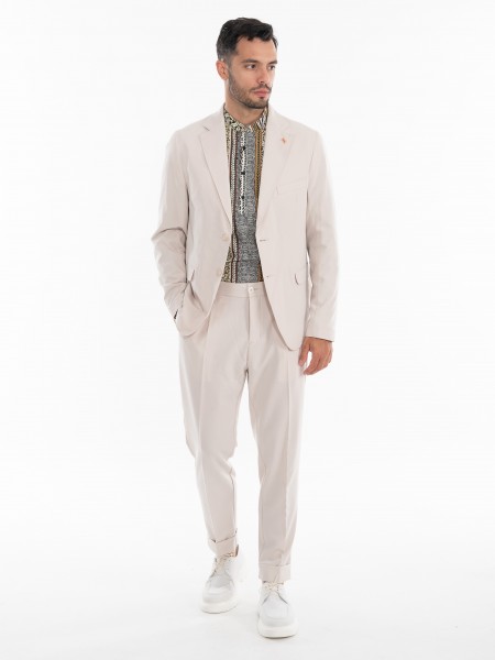 OVER-D Παντελόνι OE1S2S4P26 Μπεζ OVER-D - 10