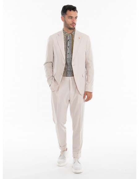 OVER-D Παντελόνι OE1S2S4P26 Μπεζ OVER-D - 10