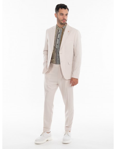 OVER-D Παντελόνι OE1S2S4P26 Μπεζ OVER-D - 12