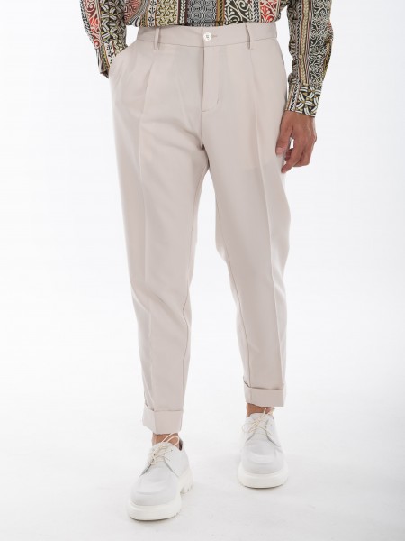 OVER-D Παντελόνι OE1S2S4P26 Μπεζ OVER-D - 14