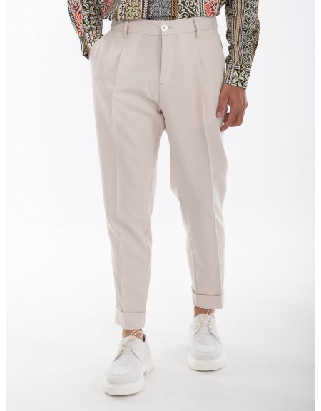 OVER-D Παντελόνι OE1S2S4P26 Μπεζ OVER-D - 14