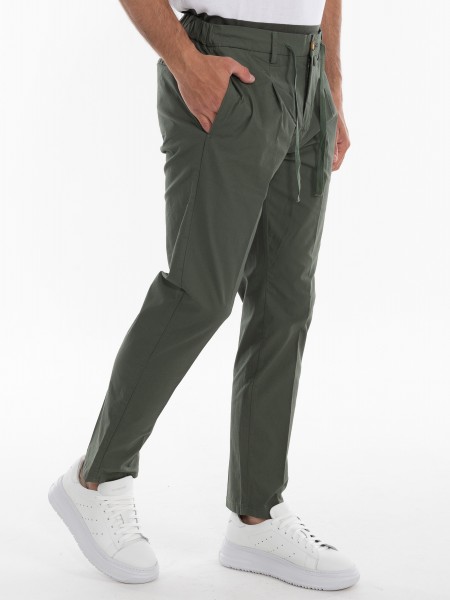 OVER-D Παντελόνι OE1S2S4P02 Χακί OVER-D - 3