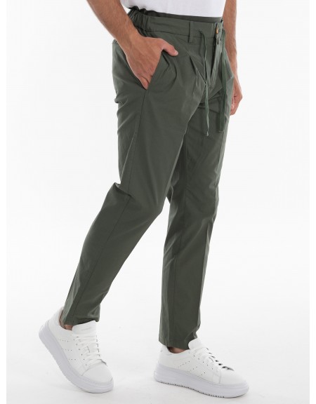 OVER-D Παντελόνι OE1S2S4P02 Χακί OVER-D - 3