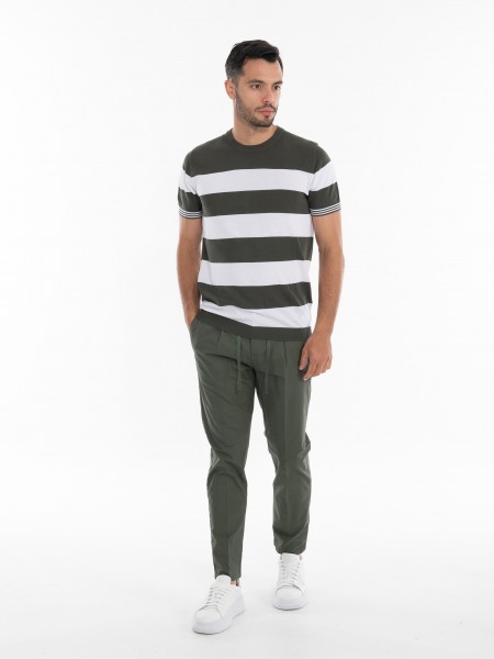 OVER-D Παντελόνι OE1S2S4P02 Χακί OVER-D - 6