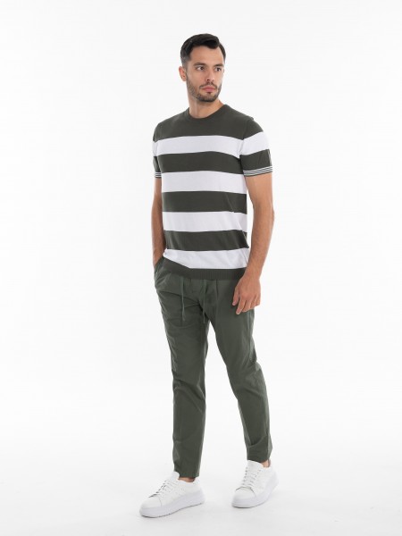 OVER-D Παντελόνι OE1S2S4P02 Χακί OVER-D - 7