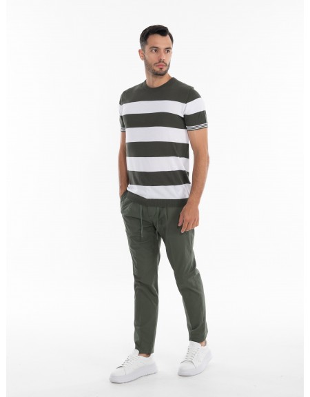 OVER-D Παντελόνι OE1S2S4P02 Χακί OVER-D - 7