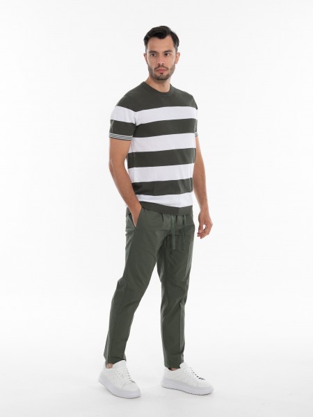 OVER-D Παντελόνι OE1S2S4P02 Χακί OVER-D - 8