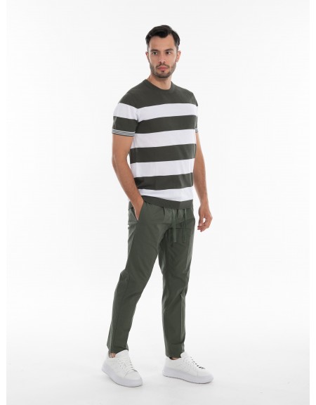 OVER-D Παντελόνι OE1S2S4P02 Χακί OVER-D - 8