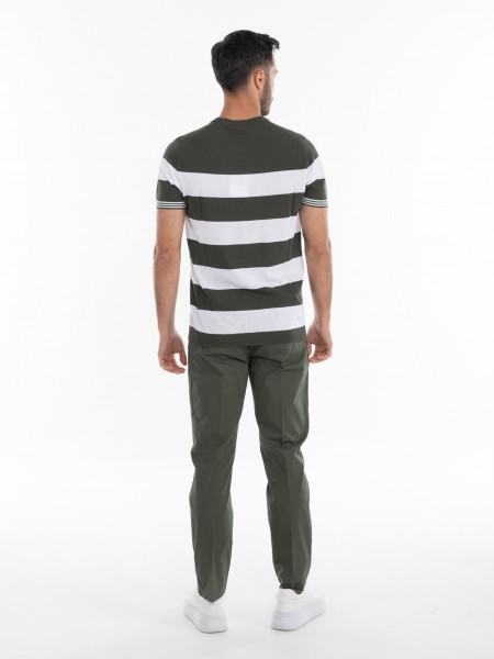 OVER-D Παντελόνι OE1S2S4P02 Χακί OVER-D - 9