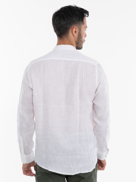 OVER-D Linen shirt mao OE1S2S4C48 White OVER-D - 4