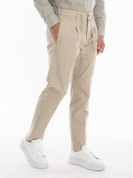 OVER-D Παντελόνι OE1S2S4P02 Μπεζ OVER-D - 3