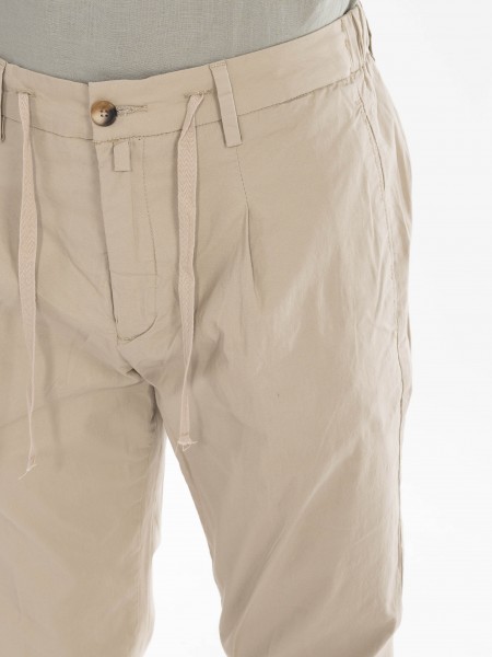 OVER-D Παντελόνι OE1S2S4P02 Μπεζ OVER-D - 5