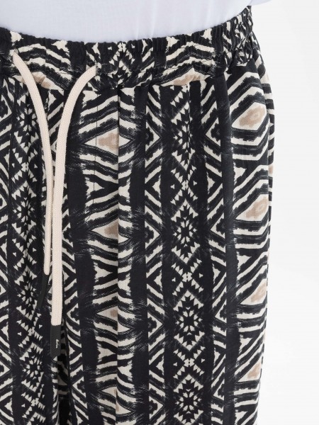 XAGON MAN Linen pants 1ZXAG83 Black XAGON MAN - 5