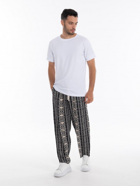 XAGON MAN Linen pants 1ZXAG83 Black XAGON MAN - 7