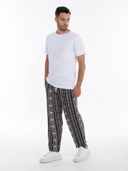 XAGON MAN Linen pants 1ZXAG83 Black XAGON MAN - 8