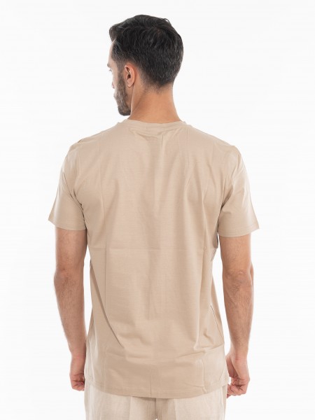 OVER-D Πουκάμισο κοντομάνικο OE1S2S4C51 Μπεζ OVER-D - 9