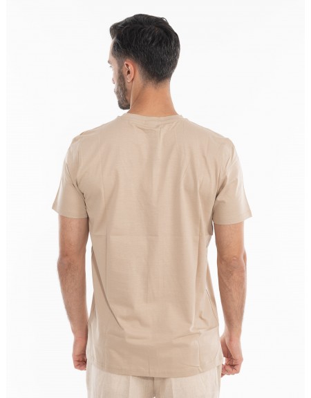 OVER-D Πουκάμισο κοντομάνικο OE1S2S4C51 Μπεζ OVER-D - 9