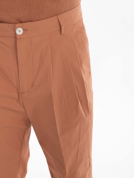 OVER-D Παντελόνι OE1S2S4P25 Καφέ OVER-D - 5