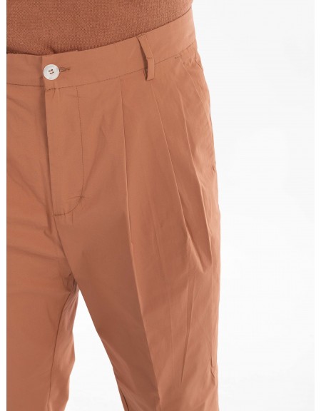 OVER-D Παντελόνι OE1S2S4P25 Καφέ OVER-D - 5