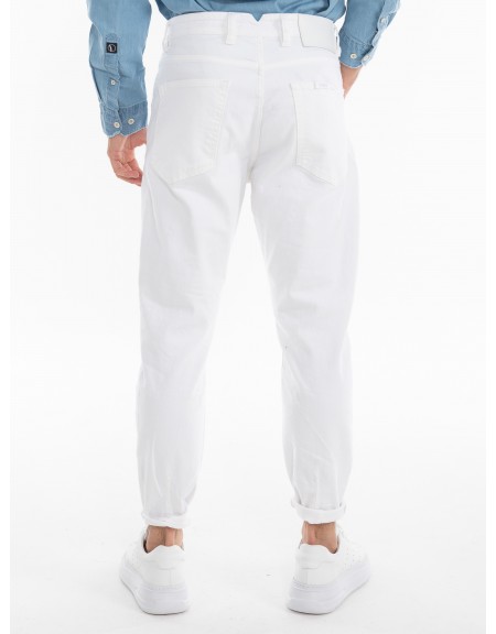 GABBA Jean παντελόνι ALEX K2671 Λευκό GABBA - 4