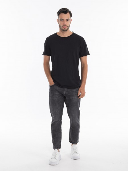 GABBA T-shirt Konrad Straight Slub Tee Μαύρο GABBA - 6